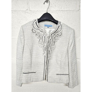 ANTONIO MELANI White Tweed Blazer